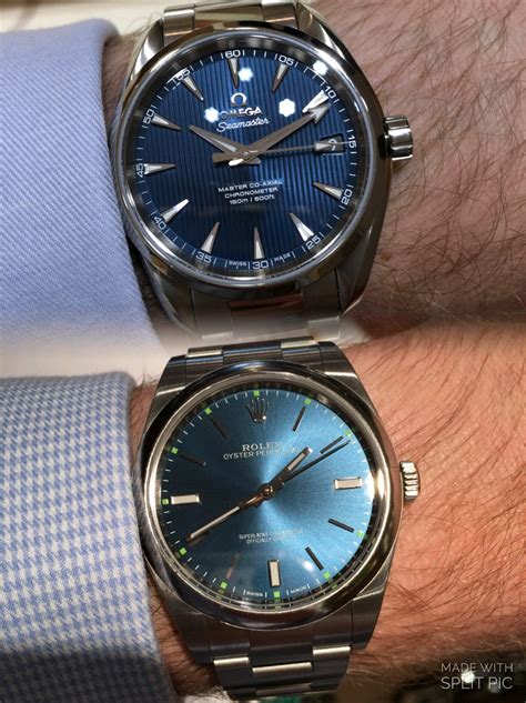 rolex oyster perpetual vs omega seamaster